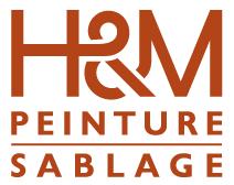 Logo H&M Peinture et Sablage sur fond transparent