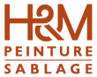 Logo H&M Peinture et Sablage sur fond transparent