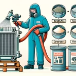 Sablage de radiateur : l'importance du choix du sable et des granulats