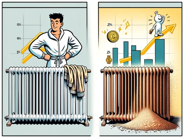 Illustration sur L'efficacité du Sablage pour les Radiateurs en Fonte