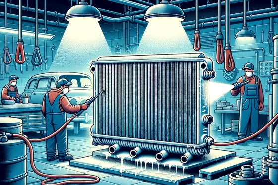 Illustration Le sablage de radiateur pour les professionnels : l’optimisation des performances et la résolution des problèmes de corrosion