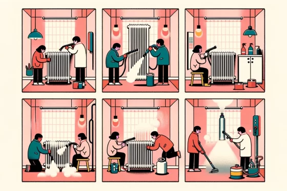Illustration Sablage de radiateur : comparaison avec d’autres méthodes de nettoyage