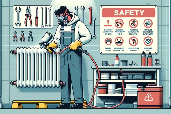 Illustration Sablage de radiateur : focus sur les réglementations professionnelles