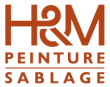 Logo H&M Peinture et Sablage sur fond transparent